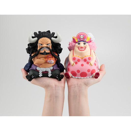 One Piece Kaido & Big Mom Lookup Series Figure Set With Gourd & Semla