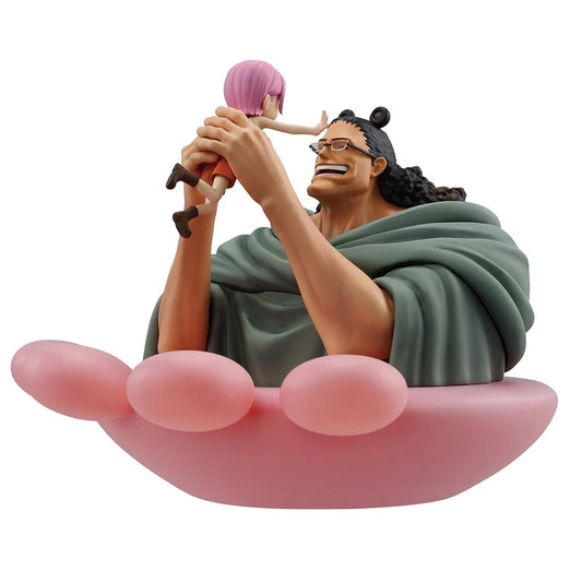 One Piece Kuma and Bonney Dramatic Memories Revible Moment Ichibansho Figure