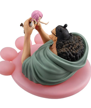 One Piece Kuma and Bonney Dramatic Memories Revible Moment Ichibansho Figure