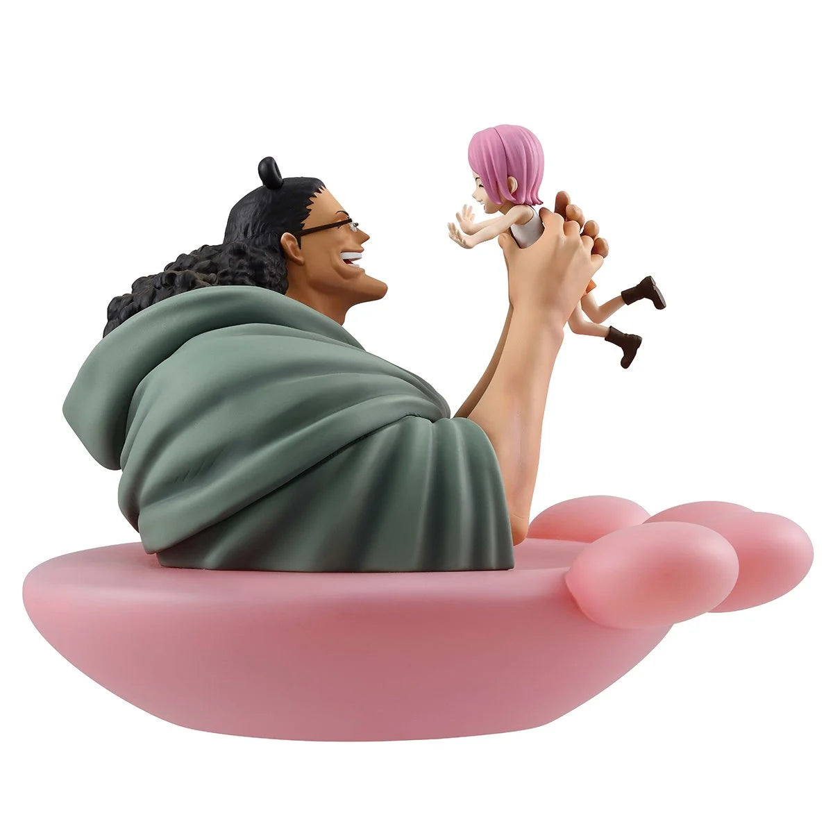 One Piece Kuma and Bonney Dramatic Memories Revible Moment Ichibansho Figure