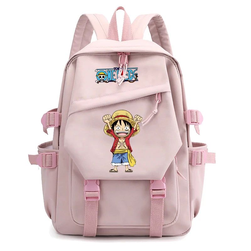 One Piece Luffy Cheering Backpack BookBag