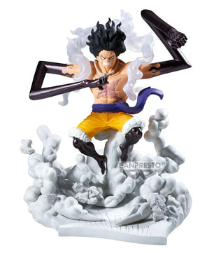 One Piece Monkey D. Luffy Gear 4 Senkozekkei Figure