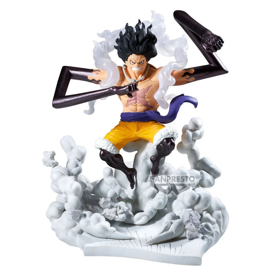 One Piece Monkey D. Luffy Gear 4 Senkozekkei Figure