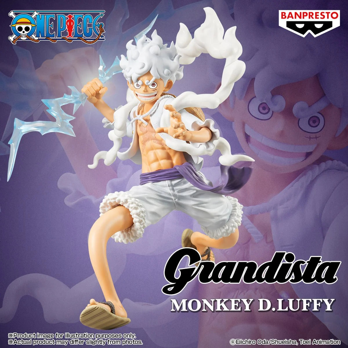 One Piece Monkey D. Luffy Gear5 Special Edition Grandista Figure