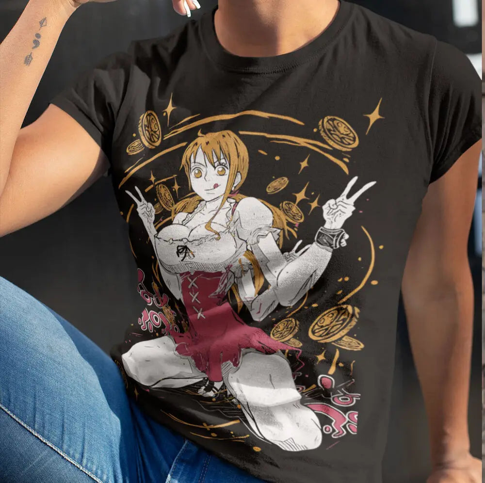One Piece Nami Shirt Cotton Anime Shirt