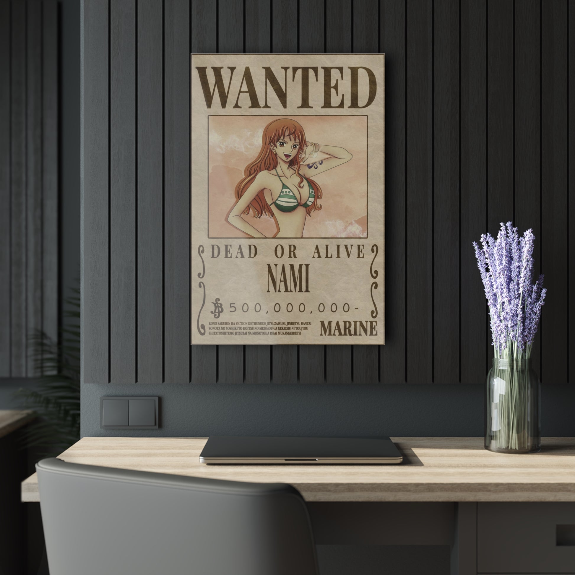 One Piece Nami Wanted Poster Acrylic Prints - Anime Wall Art