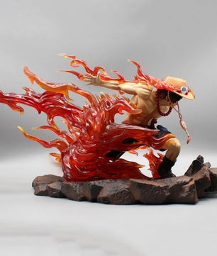 One Piece Portgas D. Ace Figure Flame Drifting Anime Figure Statue