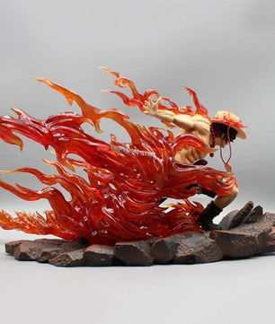 One Piece Portgas D. Ace Figure Flame Drifting Anime Figure Statue