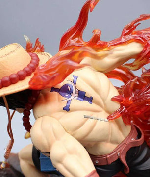 One Piece Portgas D. Ace Figure Flame Drifting Anime Figure Statue
