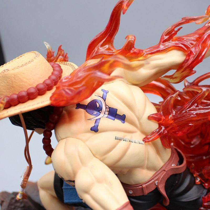 One Piece Portgas D. Ace Figure Flame Drifting Anime Figure Statue
