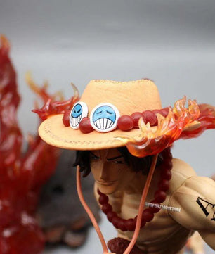 One Piece Portgas D. Ace Figure Flame Drifting Anime Figure Statue