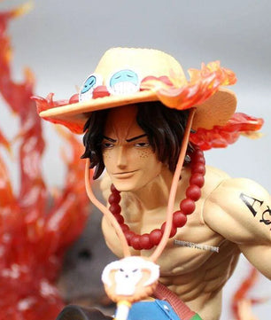 One Piece Portgas D. Ace Figure Flame Drifting Anime Figure Statue