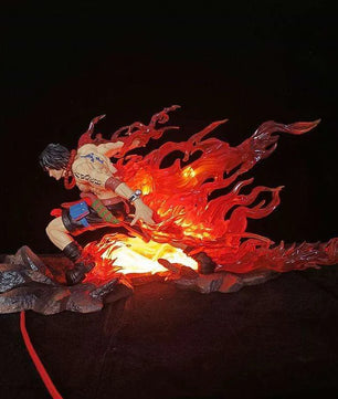 One Piece Portgas D. Ace Figure Flame Drifting Anime Figure Statue