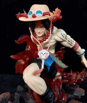 One Piece Portgas D. Ace Figure Flame Drifting Anime Figure Statue