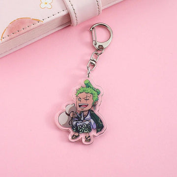 One Piece Roronoa Zoro Keychain Acrylic Bag Charm