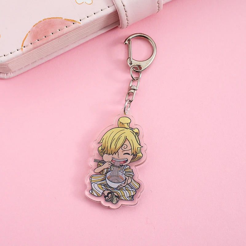 One Piece Sanji Keychain Acrylic Bag Charm