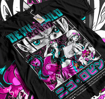 One Piece Shirt Nico Robin Cotton Anime Shirt