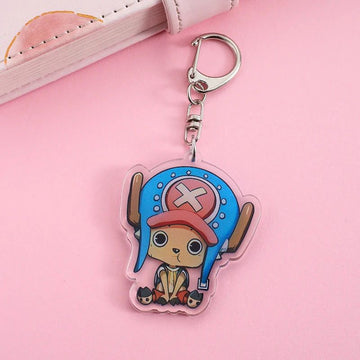 One Piece Tony Tony Chopper Keychain Chibi SItting Bag Charm