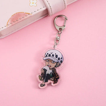 One Piece Trafalgar Law Keychain Acrylic Bag Charm