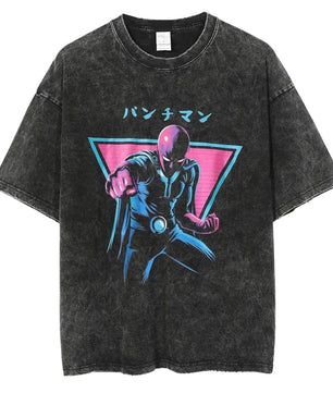 One Punch Man Saitama Shirt Vintage Style Anime Shirt