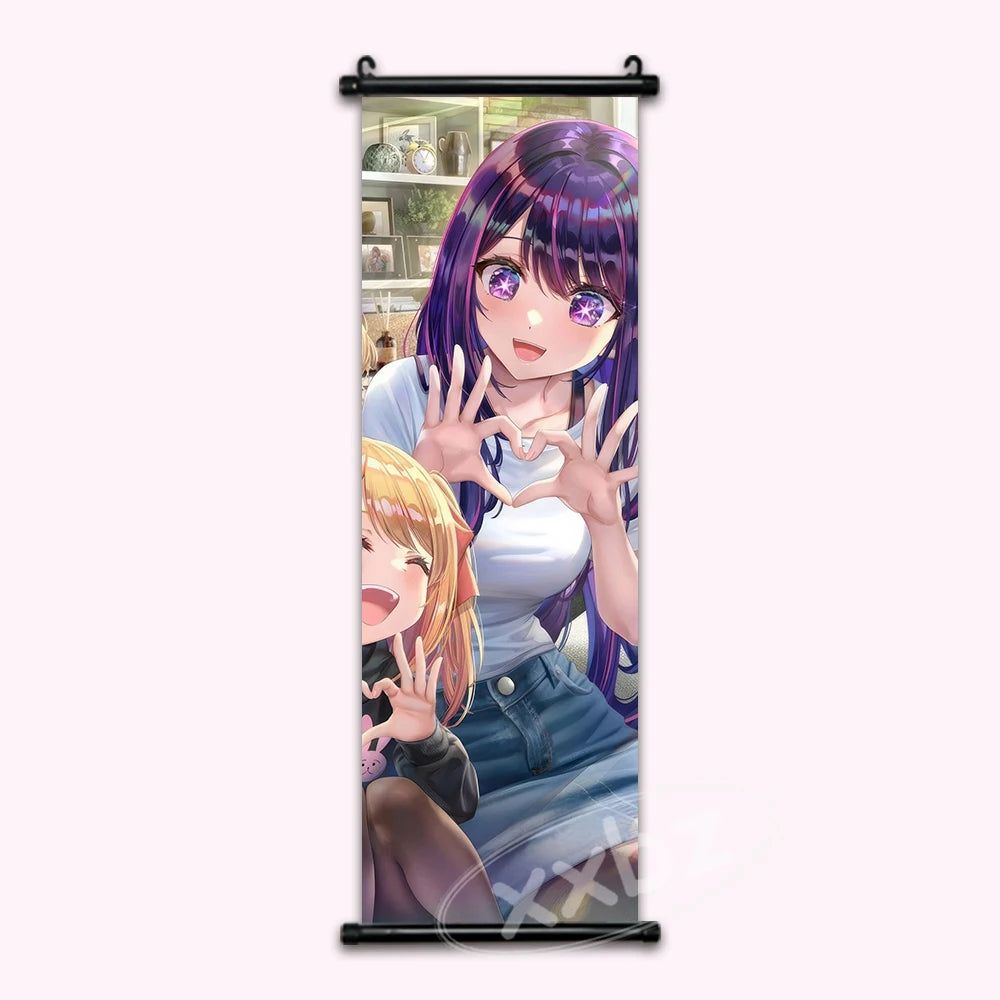 Oshi No Ko Ai Hoshino Anime Poster Canvas Scroll