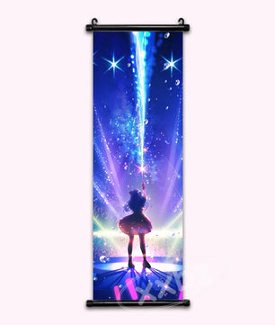 Oshi No Ko Ai Hoshino Performance Anime Poster Canvas Scroll