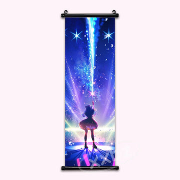 Oshi No Ko Ai Hoshino Performance Anime Poster Canvas Scroll