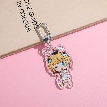 Oshi No Ko Bunny Ears Mem-Cho Keychain Bag Charm