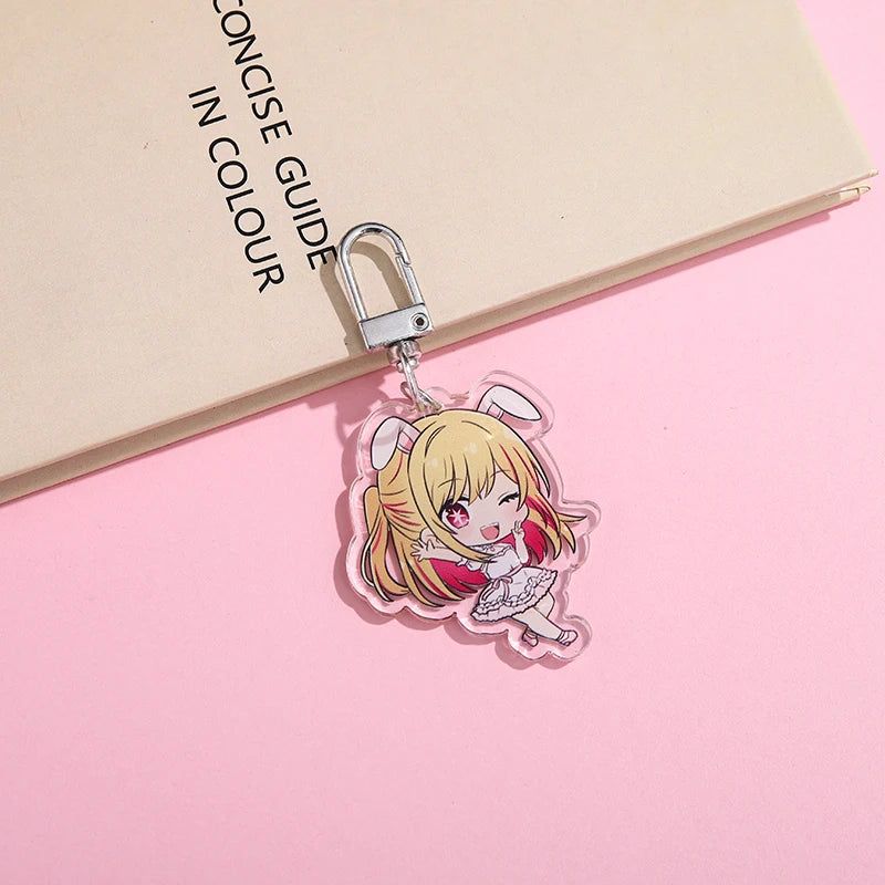 Oshi No Ko Bunny Ears Ruby Hoshino Keychain Bag Charm