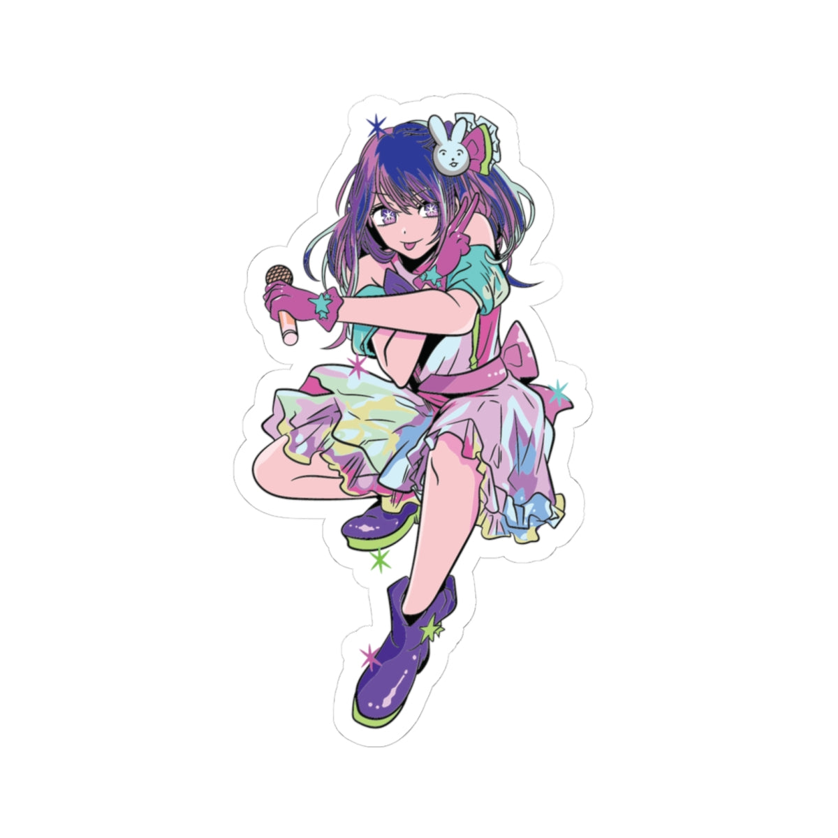 Oshi No Ko Sticker Anime Decals Ai Hoshino Sticker