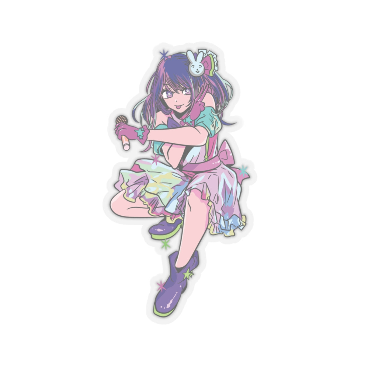 Oshi No Ko Sticker Anime Decals Ai Hoshino Sticker