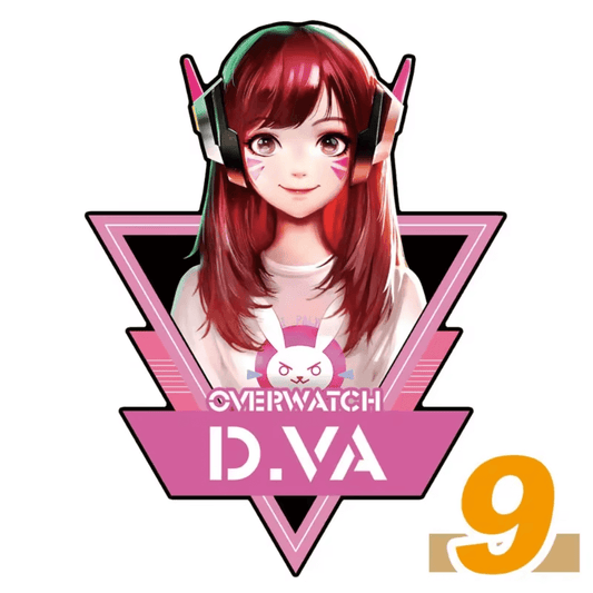 Overwatch D.va PC Case Sticker Anime Sticker Decals