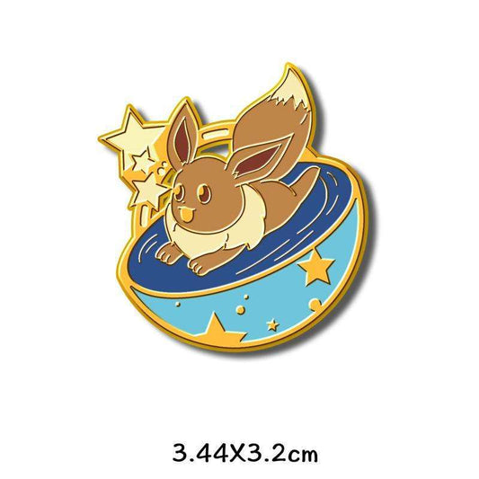 Pokemon Anime Eevee Eeveelution Enamel Pin Anime Brooch Jewellery