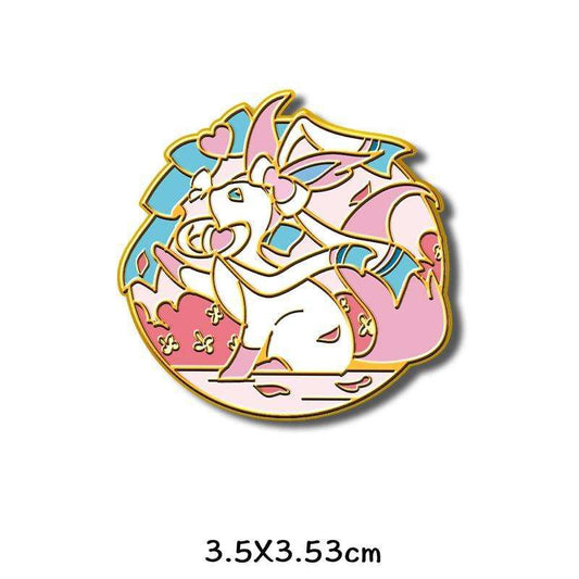 Pokemon Anime Espeon Eeveelution Enamel Pin Anime Brooch Jewellery