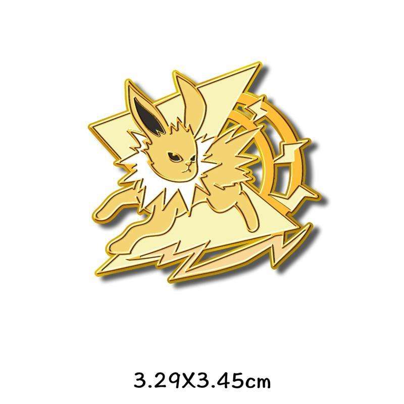Pokemon Anime Jolteon Eeveelution Enamel Pin Anime Brooch Jewellery