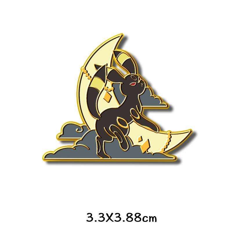 Pokemon Anime Umbreon Eeveelution Enamel Pin Anime Brooch Jewellery