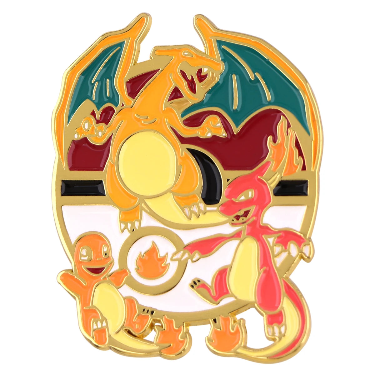 Pokemon Charizard Evolutions Enamel Pin Brooch