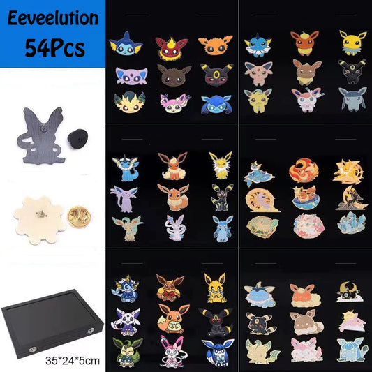 Pokemon Eeveelution Pins & Brooches Collection Box 1