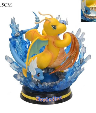 Pokemon Figure Dragonite Evolution GK Statue Anime Figure