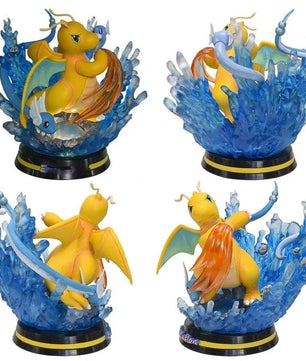 Pokemon Figure Dragonite Evolution GK Statue Anime Figure