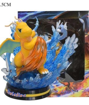 Pokemon Figure Dragonite Evolution GK Statue Anime Figure