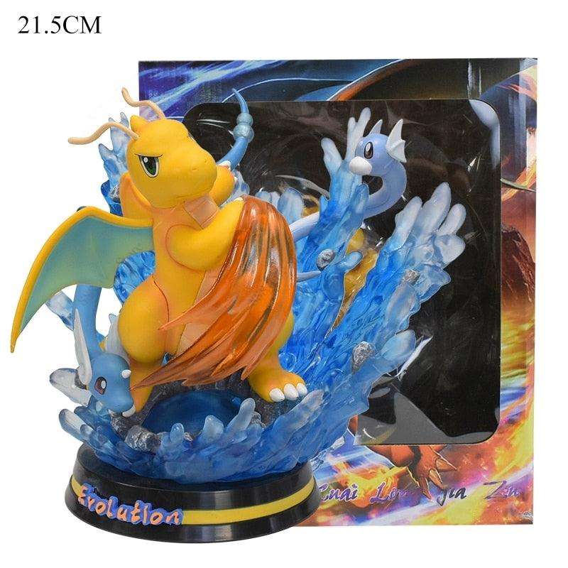 Pokemon Figure Dragonite Evolution GK Statue Anime Figure