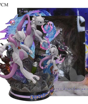 Pokemon Figure Mewtwo Evolutions GK Statue Anime Figure