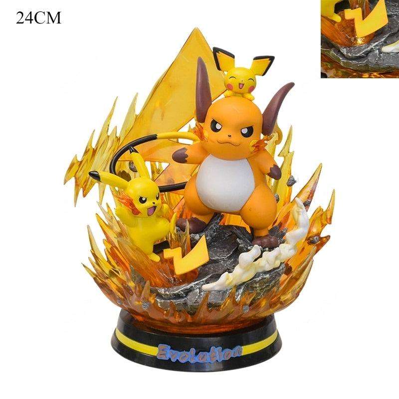 Pokemon Figure Pikachu Evolutions GK Statue Anime Figure