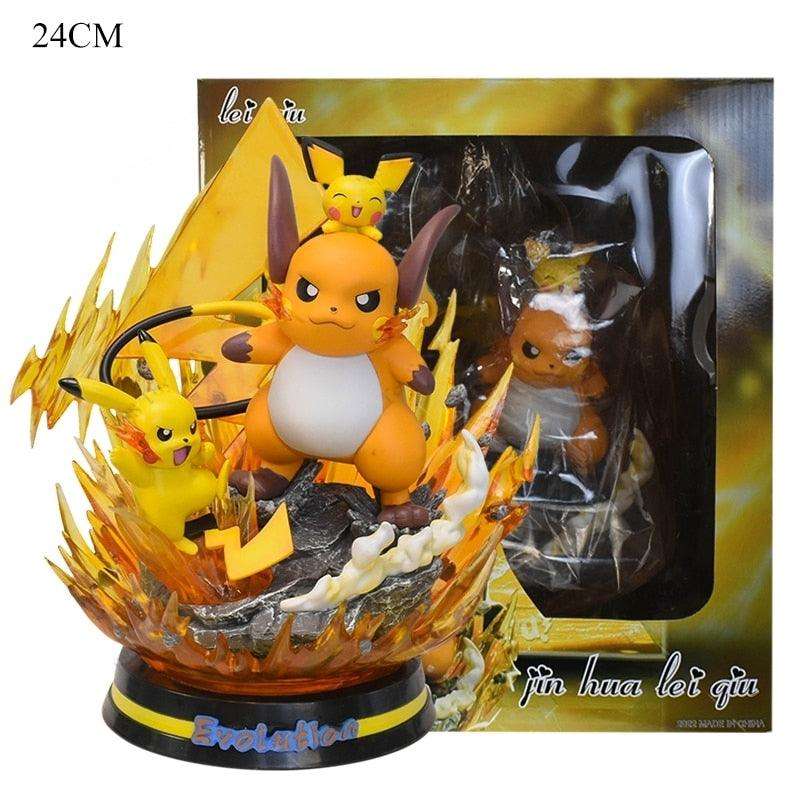 Pokemon Figure Pikachu Evolutions GK Statue Anime Figure