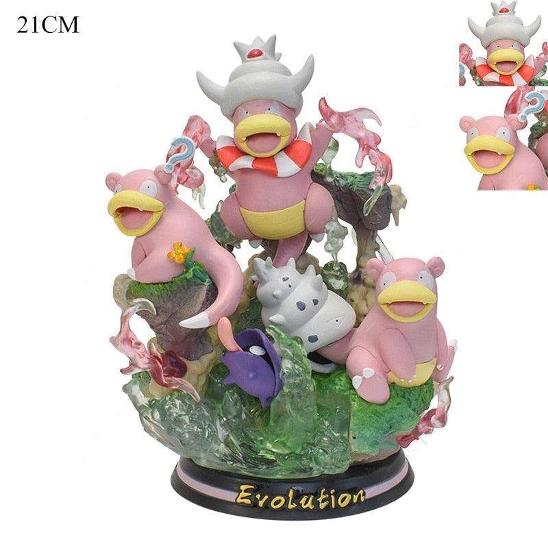 Pokemon Figure Slowpoke Evolutions GK Statue Anime Figure