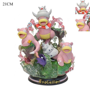 Pokemon Figure Slowpoke Evolutions GK Statue Anime Figure