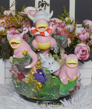 Pokemon Figure Slowpoke Evolutions GK Statue Anime Figure