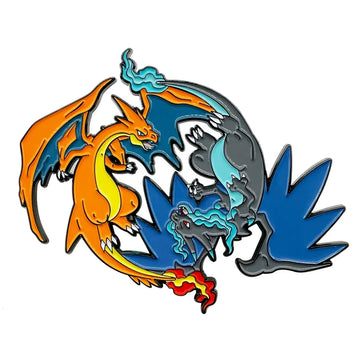 Pokemon Mega Charizard Enamel Pin Brooch