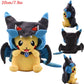 Pokemon Pikachu Plush Figure Cosplaying Charizard X Version B